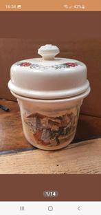 Antieke pot, boterpot van H. Loux/Sarrequemines, Antiek en Kunst, Ophalen of Verzenden