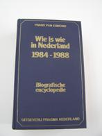 Wie is wie in Nederland 1984-1988, Boeken, Geschiedenis | Vaderland, Ophalen of Verzenden, Zo goed als nieuw, 20e eeuw of later