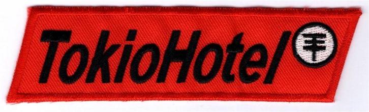 Tokio Hotel stoffen opstrijk patch embleem, Verzamelen, Muziek, Artiesten en Beroemdheden, Nieuw, Kleding, Verzenden