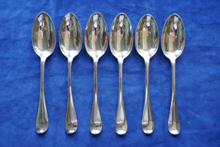 6 zilveren lepels Jan van Maarsseveen Amsterdam 1782, Antiek en Kunst, Antiek | Goud en Zilver, Zilver, Ophalen of Verzenden