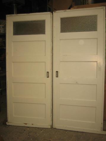 set antieke Kamer+Suite schuifdeuren, 5-vlaks,2/87x210cm€450 beschikbaar voor biedingen