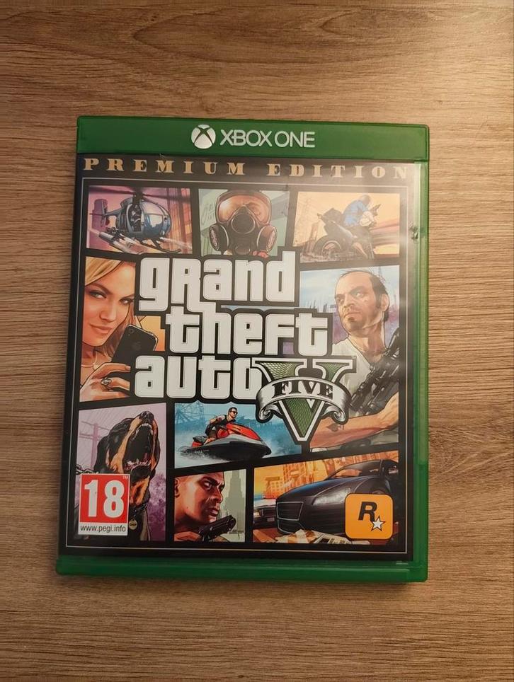 Grand Theft Auto V - Xbox One Premium Edition, Spelcomputers en Games, Games | Xbox One, Zo goed als nieuw, Avontuur en Actie