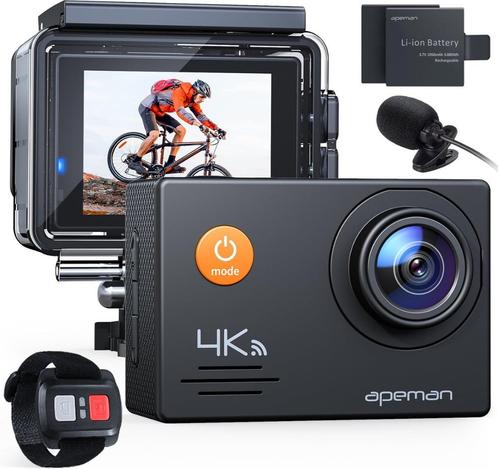 APEMAN A79 Actiecamera 4K 20MP, Audio, Tv en Foto, Actiecamera's, Zo goed als nieuw, Overige merken, Ophalen of Verzenden