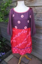 Jurk aubergine/ rood Didi mt L transp Vaste prijs, Kleding | Dames, Paars, Maat 42/44 (L), Didi, Ophalen of Verzenden