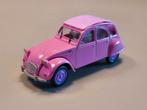 Citroën 2cv6  in roze jasje  1:43  Norev, Ophalen of Verzenden, Auto, Norev