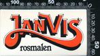 Sticker: Jan Vis - Rosmalen, Verzamelen, Ophalen of Verzenden, Zo goed als nieuw, Bedrijf of Vereniging