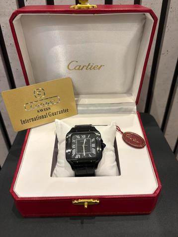 Cartier santos zwart beschikbaar voor biedingen