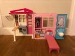 Barbiehuis inklapbaar, Kinderen en Baby's, Speelgoed | Poppenhuizen, Ophalen, Zo goed als nieuw, Poppenhuis