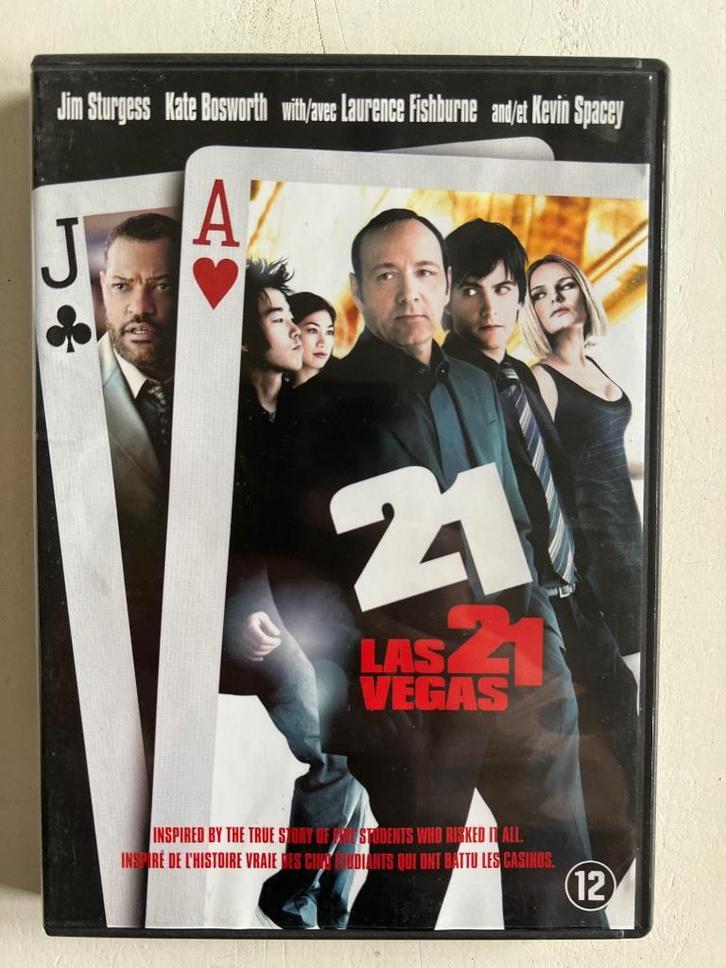 21, Cd's en Dvd's, Dvd's | Thrillers en Misdaad, Gebruikt, Vanaf 12 jaar, Ophalen of Verzenden