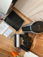LG HDD/DVD Recorder Receiver System LH-RH7000S +speakers sub, Ophalen, Met harddisk, Dvd-recorder, Niet werkend