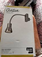 Karwei Justin Spot met Stekker, Huis en Inrichting, Lampen | Spots, Metaal of Aluminium, Nieuw, Ophalen of Verzenden, Led