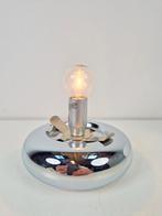 Vintage bollamp glas tafellamp Targetti Sankey Italy 70's, N, N, Vintage, Ophalen of Verzenden