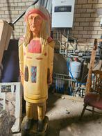 Houten Indiaan Beeld - 2 Meter, Antiek en Kunst, Ophalen