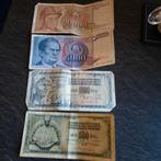 Joegoslavië briefgeld, Ophalen, Joegoslavië
