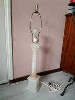 Klassieke Albast of Marmeren Zuil Lamp, Overige materialen, Gebruikt, 50 tot 75 cm, Klassiek