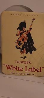 Brocant VINTAGE metalen reclame bord FINEST SCOTCH WHISKY, Verzamelen, Merken en Reclamevoorwerpen, Ophalen of Verzenden, Gebruikt