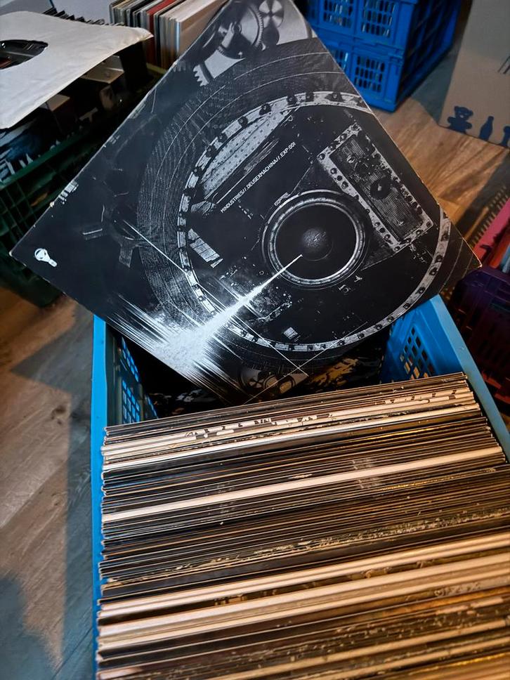 Mindustries – DeusExMachina. Exp:001 vinyl, Cd's en Dvd's, Vinyl | Dance en House, Gebruikt, 12 inch, Ophalen of Verzenden