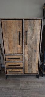 Prachtige hoge huiskamerkast - Zo goed als nieuw!, Ophalen, Met deur(en), Zo goed als nieuw, Minder dan 150 cm