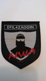 N.W.A. Efil 4 Zaggin 1992 vintage hiphop muziek patch RARE, Zo goed als nieuw, Kleding, Verzenden