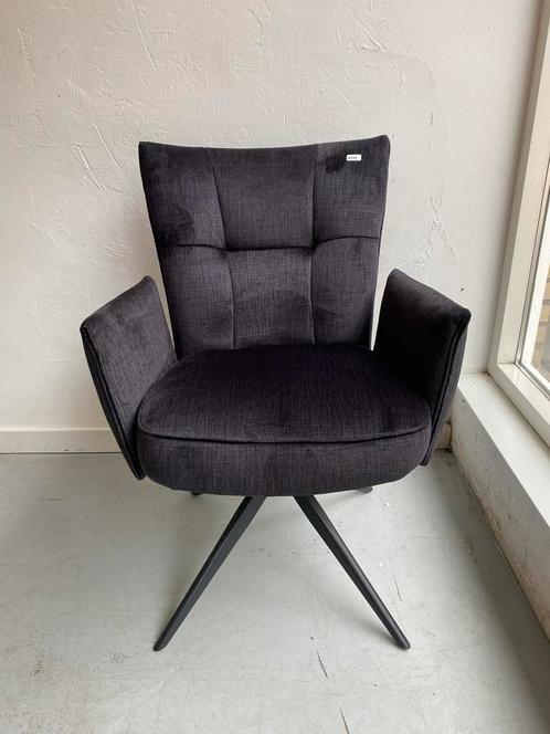 Eetkamerstoelen in stof/leer – stijlvol & comfortabel, Huis en Inrichting, Stoelen, Gebruikt, Vijf, Zes of meer stoelen, Leer