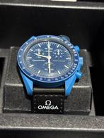 NIEUWE Swatch X Omega - Mission to Neptune, Kunststof, Polshorloge, Ophalen of Verzenden, Zo goed als nieuw