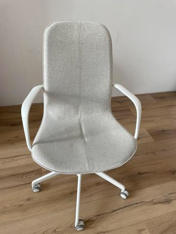 Bureaustoel Langfjall - beige/wit beschikbaar voor biedingen