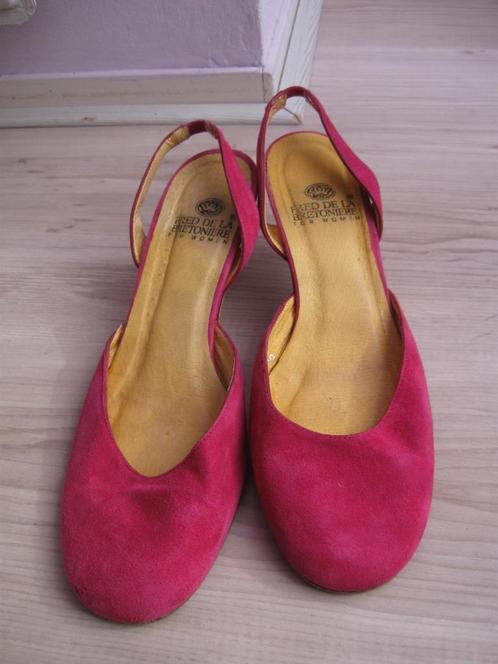 Fred de la Bretoniere roze schoentjes met hakje maat 39, Kleding | Dames, Schoenen, Zo goed als nieuw, Roze, Ophalen of Verzenden