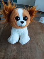 Ty Beanie Knuffel Barks Hond 15 cm, Ophalen of Verzenden, Zo goed als nieuw, Hond