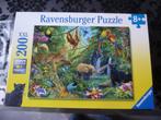 RAVENSBURGER XXL 200 STUKJES DIEREN IN DE JUNGLE, Verzenden, Minder dan 500 stukjes, Zo goed als nieuw, Legpuzzel