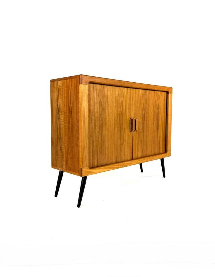 Vintage teakhouten wandkast, Silkenborg Møbelfabrik ‘80, Huis en Inrichting, Kasten | Wandmeubels, Zo goed als nieuw, Minder dan 100 cm