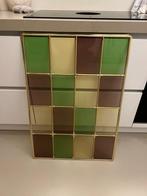 Glas in lood raam 62x90 cm, Doe-het-zelf en Verbouw, Glas en Ramen, Ophalen, Zo goed als nieuw, Glas in lood, Minder dan 80 cm