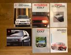 6x Mitsubishi COLT Brochure/folder jaren 80 turbo 1400 exe, Ophalen of Verzenden, Zo goed als nieuw, Mitsubishi