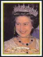 BLOK Sierra Leone 2001, Queen Elizabeth II 75 jaar, pfrs., Koningshuis, Verzenden