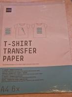 Hema T-shirt Transferpapier A4 - Nieuw in verpakking, Ophalen of Verzenden, Nieuw, Overige typen, Overige merken