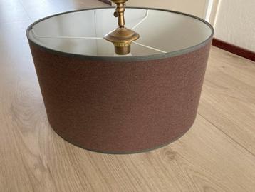 Hanglamp ronde kap bruin beschikbaar voor biedingen