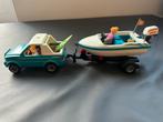 Playmobil PickUp met Boot en Trailer, Ophalen of Verzenden, Zo goed als nieuw