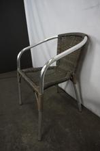 Terrasstoelen, tuinstoelen met terrastafels | 7 sets, Ophalen of Verzenden, Gebruikt, Overige materialen, Stapelbaar