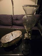 Baroque Vaas met bonbons schaal. Nieuw prijs vaas 170€, Ophalen of Verzenden