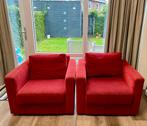 Red sofa chair, Huis en Inrichting, Banken | Bankstellen, Ophalen, Zo goed als nieuw, 75 tot 100 cm, Minder dan 150 cm