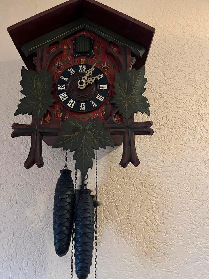Authentieke Koekoeksklok, Antiek en Kunst, Antiek | Klokken, Ophalen of Verzenden