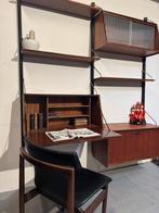 Louis van Teeffelen voor WeBe vintage modulair wandsysteem, Gebruikt, Glas, 150 tot 200 cm, Ophalen of Verzenden