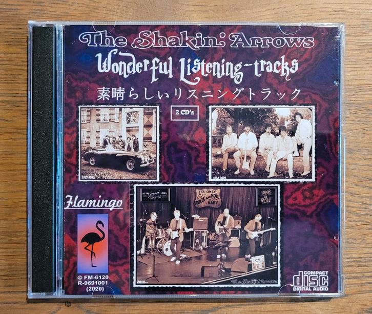 The Shakin' Arrows - Wonderful Listening Tracks 2CD, Cd's en Dvd's, Cd's | Rock, Nieuw in verpakking, Rock-'n-Roll, Verzenden
