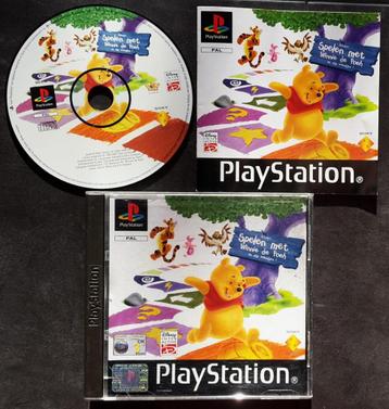 PS1 - Spelen met Winnie de Poeh en Zijn Vriendjes - Minigame beschikbaar voor biedingen