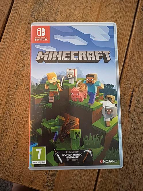 Minecraft, Spelcomputers en Games, Games | Nintendo Switch, Zo goed als nieuw, Overige genres, 1 speler, Vanaf 12 jaar, Online