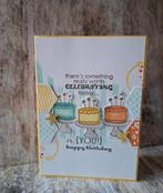 kaart Stampin' Up! happy birthday, 3 taartjes, Ophalen of Verzenden, Nieuw