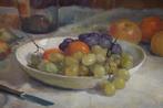 Wim Borkent (1905-1981), stilleven met druiven, olie/doek, Antiek en Kunst, Kunst | Schilderijen | Klassiek, Ophalen of Verzenden