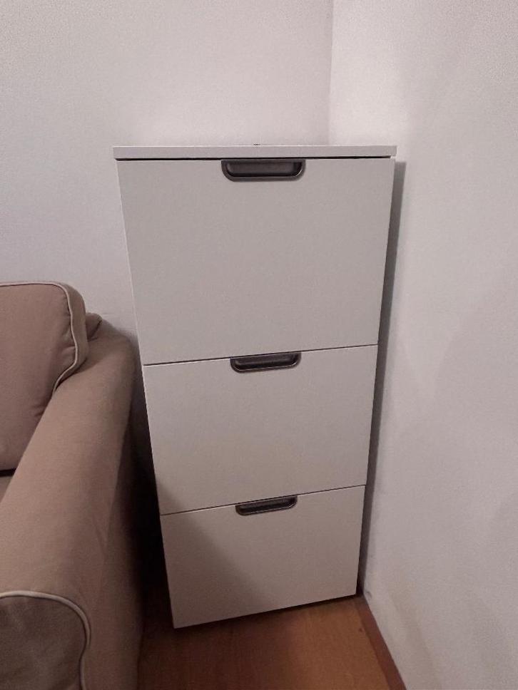 Witte IKEA Galant Archiefkast Dossierkast met Cijferslot, Huis en Inrichting, Kasten | Roldeurkasten en Archiefkasten, Zo goed als nieuw