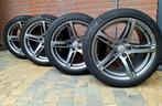 Set Audi Velgen met Winterbanden 245 40 R18 V XL, Auto-onderdelen, Banden en Velgen, Ophalen, 18 inch, Banden en Velgen, Winterbanden
