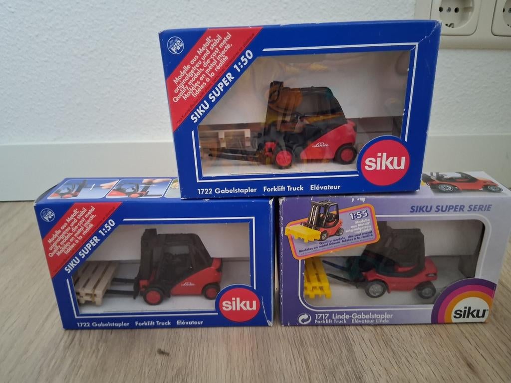 1717 siku nieuwe heftrucks, Hobby en Vrije tijd, Ophalen of Verzenden, Nieuw, Bus of Vrachtwagen, SIKU