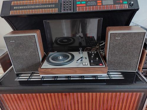Philips 815 Stereo met speakers ingebouwde versterker, Audio, Tv en Foto, Platenspelers, Gebruikt, Platenspeler, Philips, Ophalen